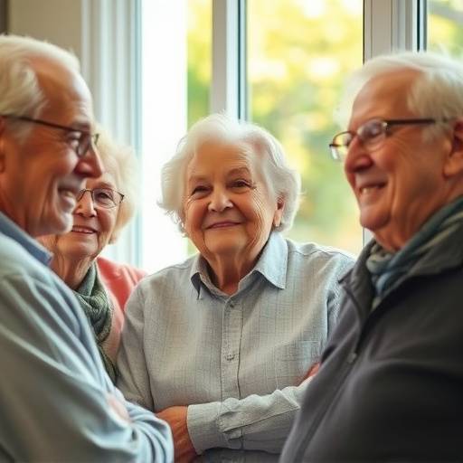A diverse group of elderly people enjoying activities, representing increased longevity and quality of life.
